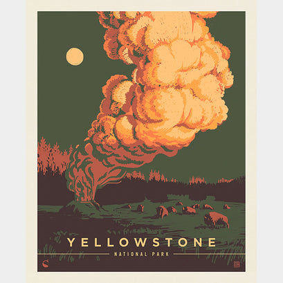 National Parks - Yellowstone Poster Multi Panel