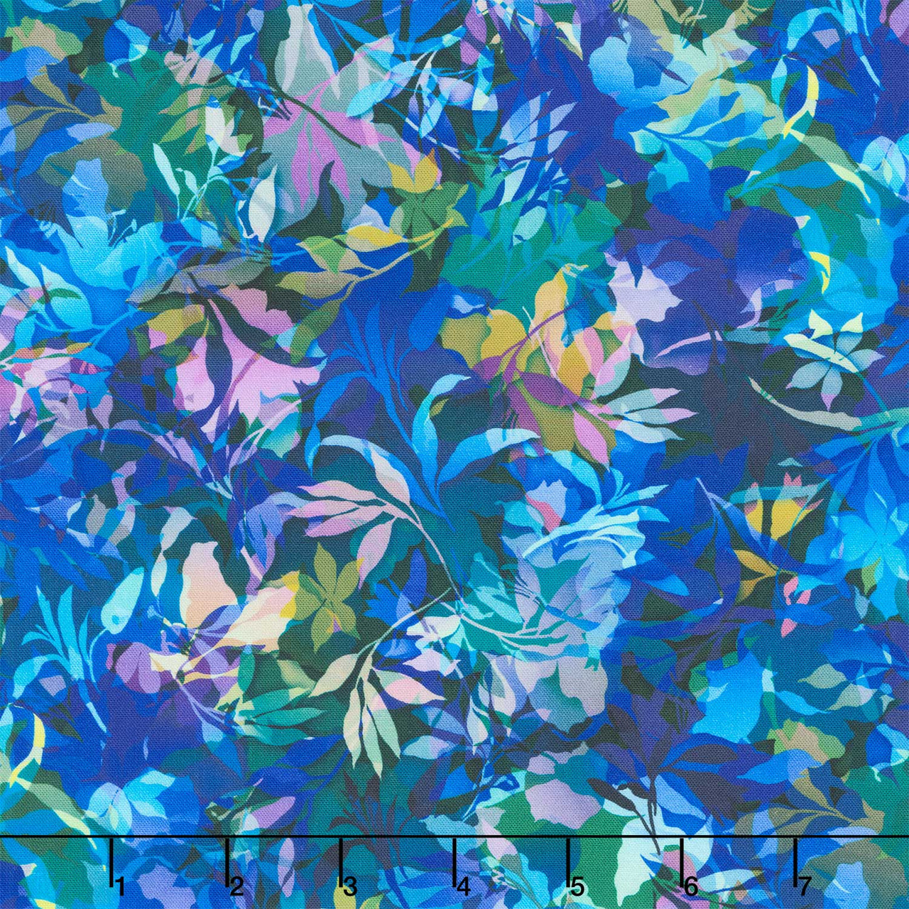 Artful Blooms - Leaves Caribbean Yardage