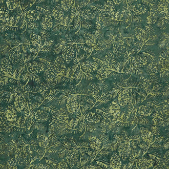 Fall Gatherings Batiks - Pinecones Green Turtle Yardage