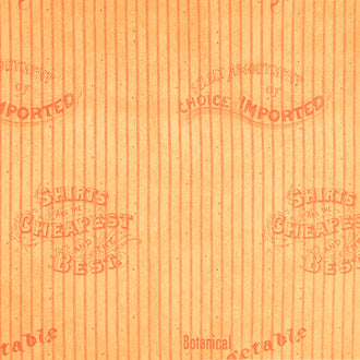 Pumpkin Patch - Silver Lining Stripe Orange Yardage