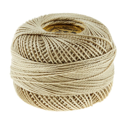 Presencia Perle Cotton Thread Size 8 Light Drab Green Brown