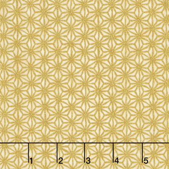 Imperial Collection 14 - Garden Colorstory Stars Ivory Metallic Yardage