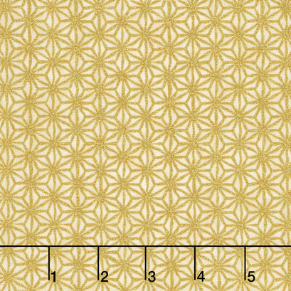 Imperial Collection 14 - Garden Colorstory Stars Ivory Metallic Yardage