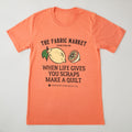 Missouri Star When Life Gives You Scraps T-shirt Heather Orange - L Primary Image