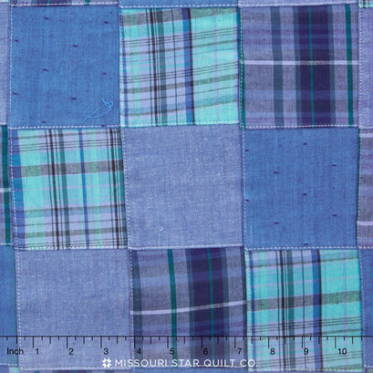 Nantucket Patchwork 2 - Blue Yardage