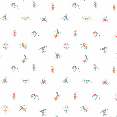 Ski Hill - Skiers White Yardage