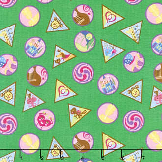 Girl Scouts - Girl Scouts Badges Green Yardage