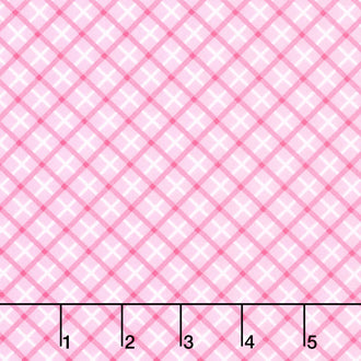 Bundle of Joy - Plaid Pink Yardage