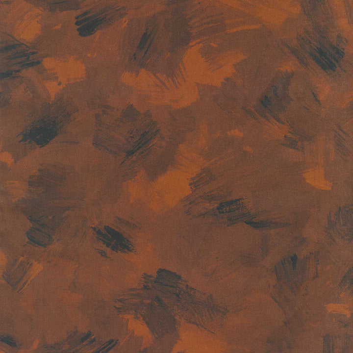 Backdrop Wide - Brush Strokes Cedar Yardage 108" Wide Backing Primary Image