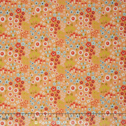 Woodland Spring - Petal Coral Yardage
