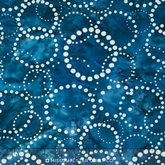 Artisan Batiks - Ring Toss Denim Yardage