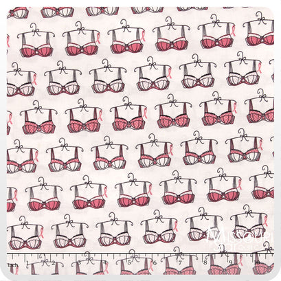 Think Pink - Main Cream Yardage