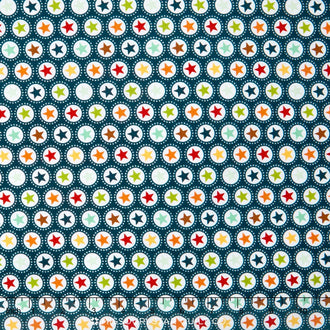 Play Ball - Star Navy Yardage