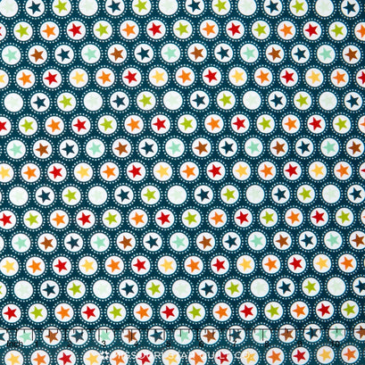 Play Ball - Star Navy Yardage