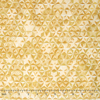 Winter's Grandeur - Ivory Metallic Yardage