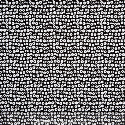 Ghouls and Goodies - Ghouls Eye Black Glow in the Dark Yardage