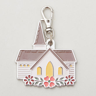 Lori Holt Enamel Happy Chapel Charm