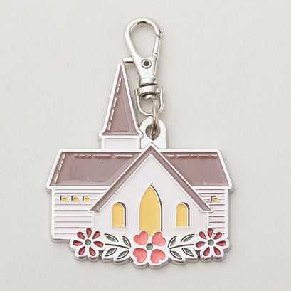 Lori Holt Enamel Happy Chapel Charm