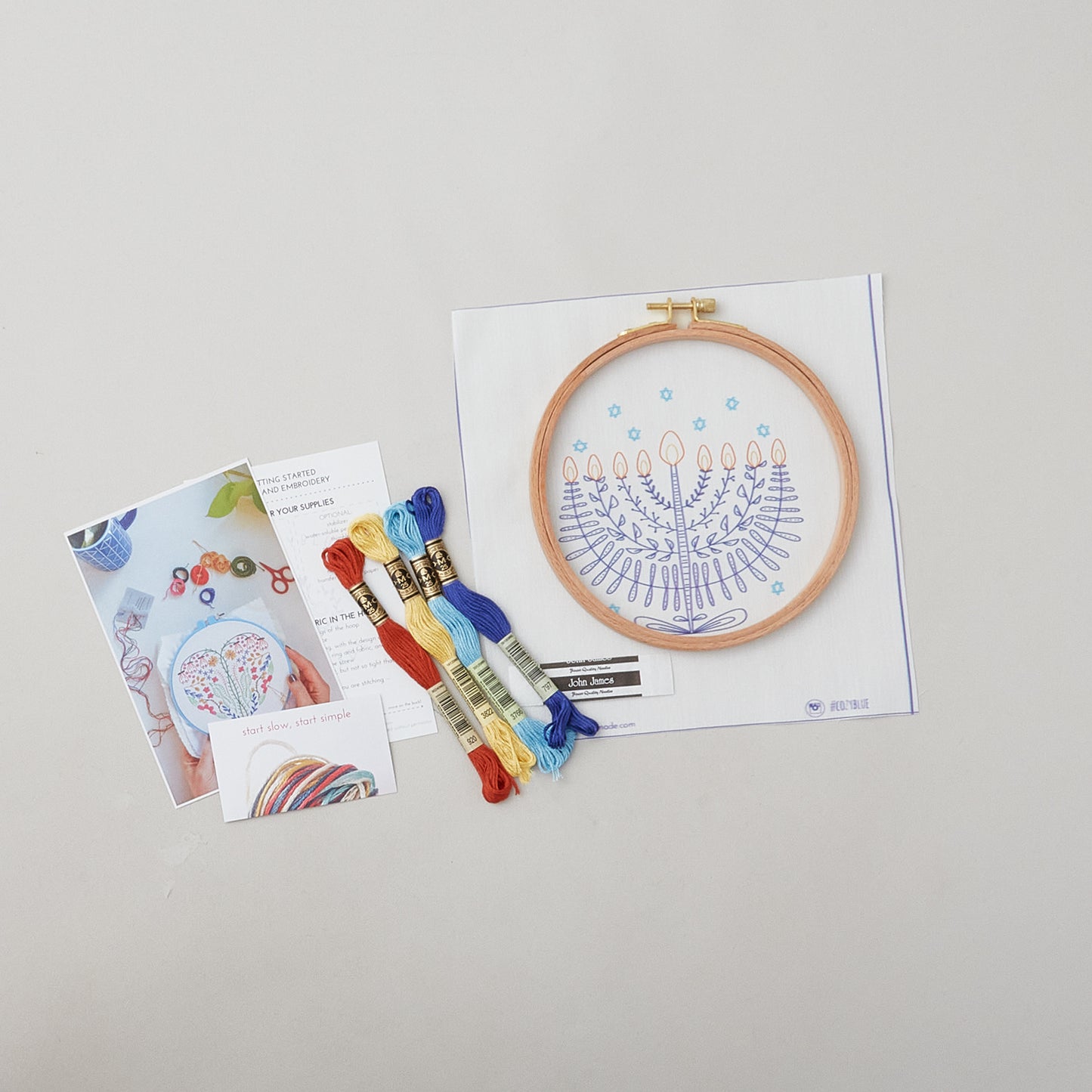 Festival of Lights Embroidery Kit Alternative View #1