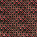 Christmas Musical - Musical G-Clef Black Red Yardage Primary Image