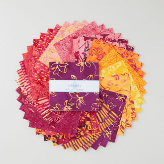 Plum Fizz Batiks Charm Pack