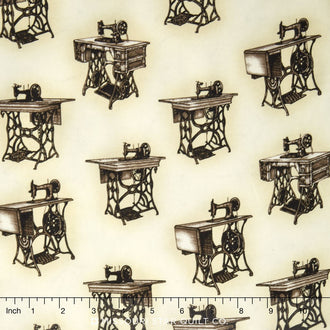 Sewing with Singer - Tables Antique Yardage