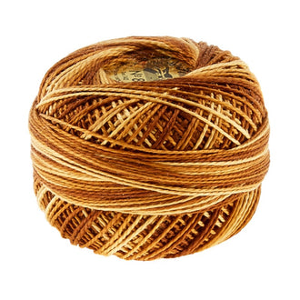 Presencia Perle Cotton Thread Size 8 Variegated Totally Topaz