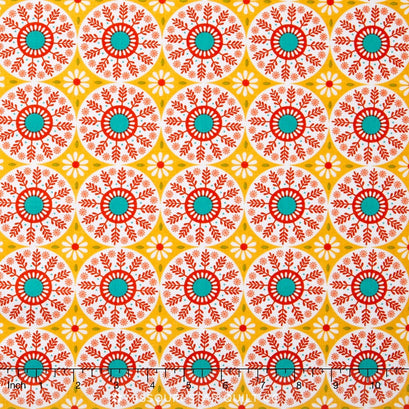 Ardently Austen - Medallion Yellow Yardage