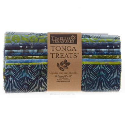 Tonga Treats Batiks - Bluegrass 10" Squares