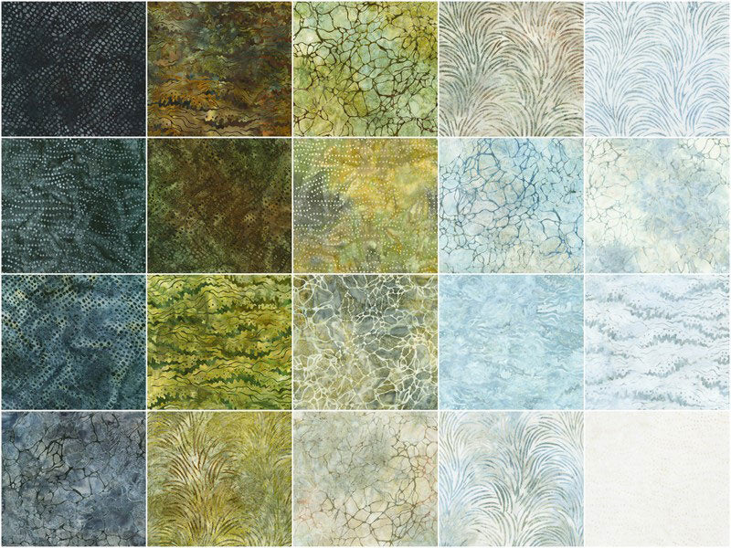Artisan Batiks - Patterns in Nature Charm Pack