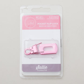 Sallie Tomato Tula Pink Pocket Flip Lock - Pink Alternative View #1