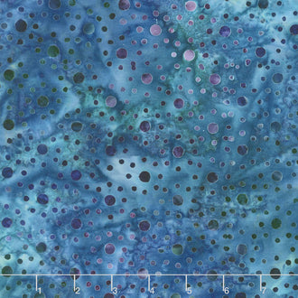 Artisan Batiks - Anemone Dots Cornflower Yardage