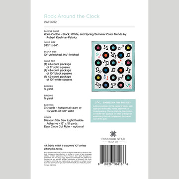 Rock Around the Clock Quilt Pattern by Missouri Star Alternative View #1