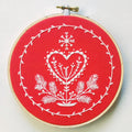 Holiday Heart Embroidery Kit