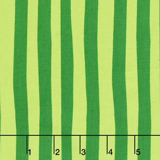 The Cat in the Hat Christmas - Seuss Stripe Evergreen Yardage