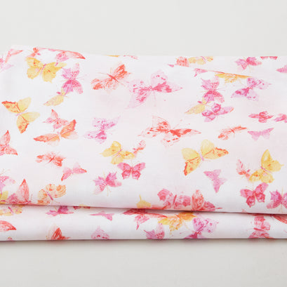 Notting Hill - Butterfly Oasis Pink 2 Yard Cut