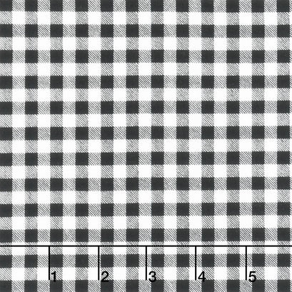 Pumpkin Patch - Gingham Black Yardage