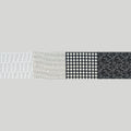Celebrating 50 Years of Moda - Four In One Blender Print Black And White Yardage