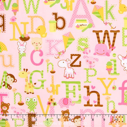 Sweet Baby Girl - Main Pink Yardage