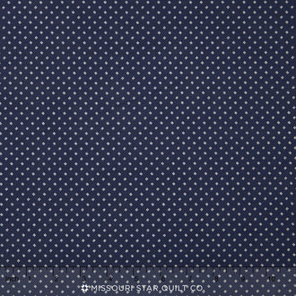 Betsy's Basket - Dash Navy Yardage