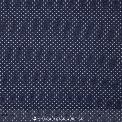 Betsy's Basket - Dash Navy Yardage