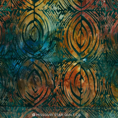 Artisan Batiks - Bakari Oval Stripe Multi Yardage