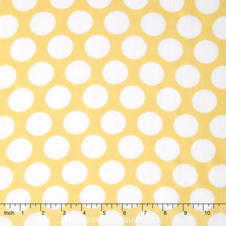Little Prints Double Gauze - Bambino Dots Yellow Yardage