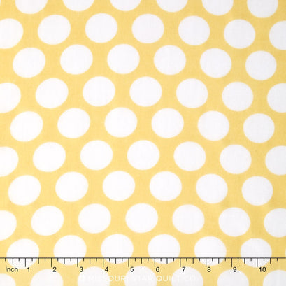 Little Prints Double Gauze - Bambino Dots Yellow Yardage