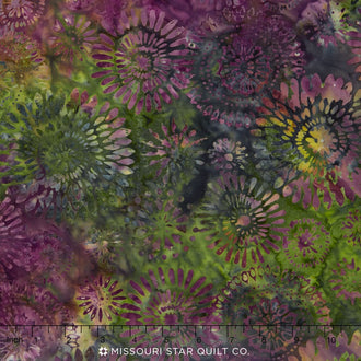 Tonga Batiks - Gypsy Kaleidoscope Medallion Jewel Yardage