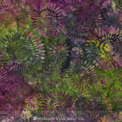 Tonga Batiks - Gypsy Kaleidoscope Medallion Jewel Yardage
