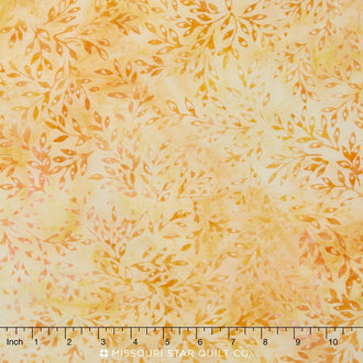 Artisan Batiks - Elementals Leaflets Citrus Yardage