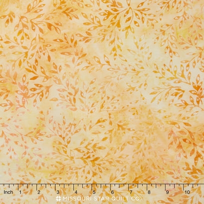 Artisan Batiks - Elementals Leaflets Citrus Yardage
