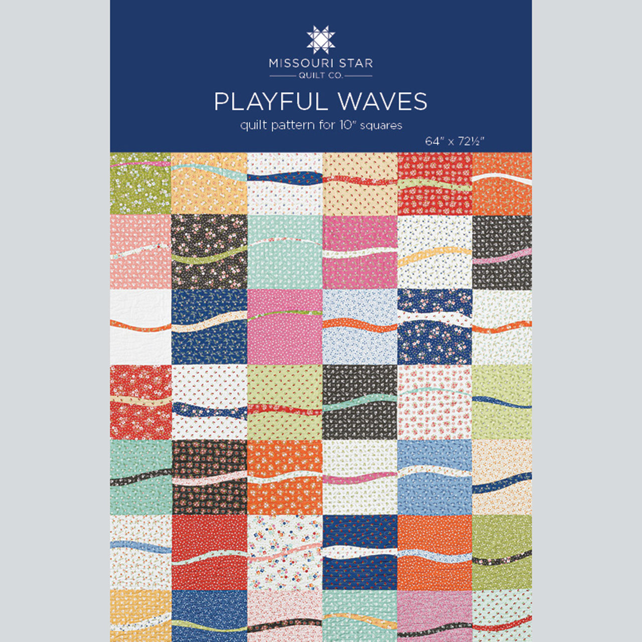 Playful Waves Quilt Pattern by Missouri Star