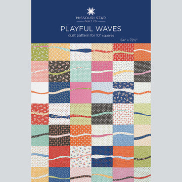 Playful Waves Quilt Pattern by Missouri Star